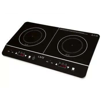 Placa de cozinha Lafe DuoChef CIY002, 2 zonas de cozedura, controlo tátil