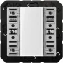 Emissor de parede JUNG FM A 5001 M — rádio 1 canal, DC/AC 3V, preto