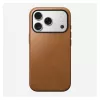 Capa para telemóvel Nomad Modern Leather Case para iPhone 17 Pro, 16 cm (6,3 polegadas), tan, couro e PC/TPU