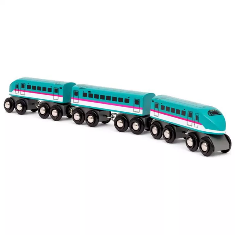 Comboio de brincar Ravensburger BRIO World Trains of the World Shinkansen E5 Hayabusa