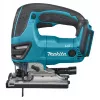 Makita DJV180ZX LXT 18 V serra tico-tico pendular a bateria, pêndulo de 3 níveis, 0–2600 cursos/min, sem bateria, com lâminas