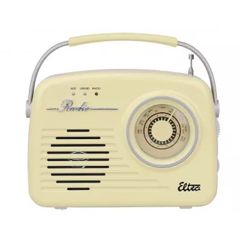 Rádio Eltra Radio Luiza Retro SP-11 MP3 USB SD baunilha