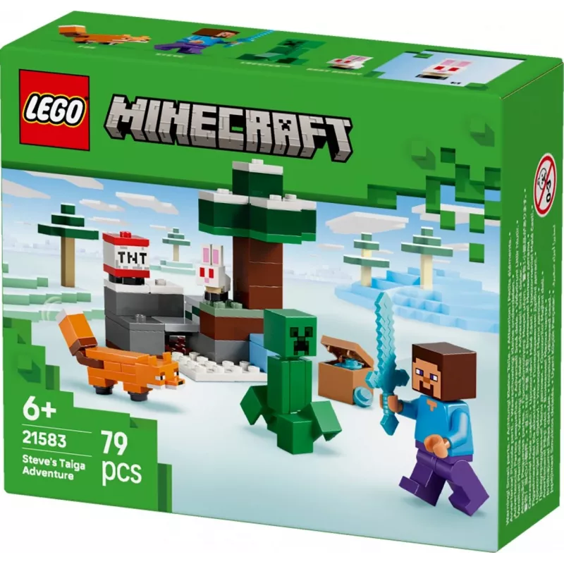LEGO MINECRAFT 21583 A aventura de Steve na taiga