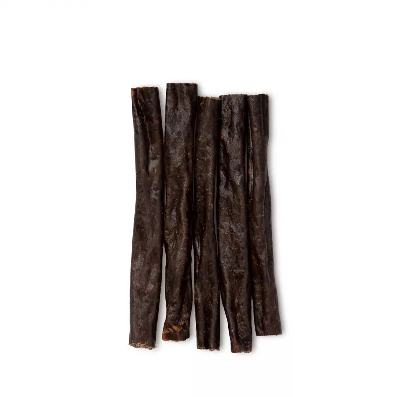 Petiscos para cães UNISZKI Kabanosy com carne de caça 100 g – snack seco para cães