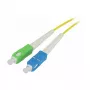 Patch cord de fibra ótica monomodo Synergy 21 2 m SC-SC APC 9/125u OS2 G657A2 AD 2mm flexível - fibra monomodo - 2 m