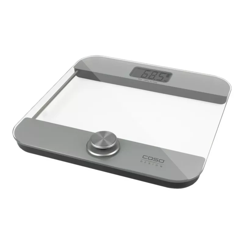 Balança de pessoa eletrónica Caso Body Energy Ecostyle 03416 — máx. 180 kg, precisão 100 g, branco/cinzento