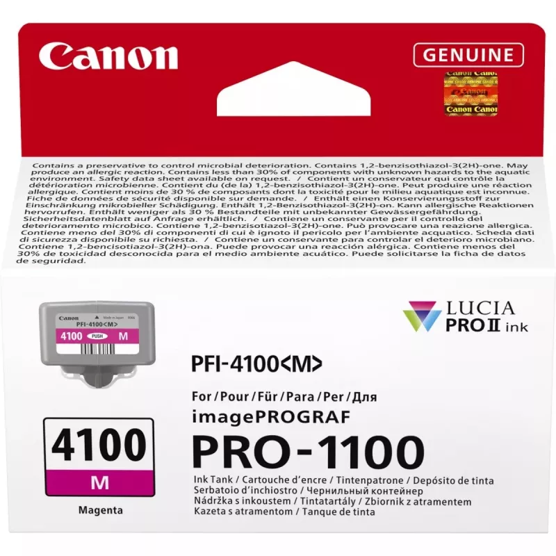 Tinteiro Canon LUCIA PRO II 1 unid. original rendimento padrão magenta