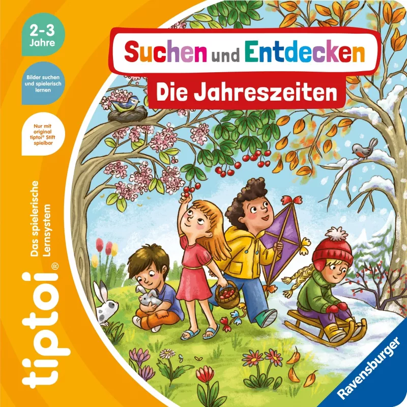 tiptoi Procurar e descobrir: As estações do ano, livro educativo