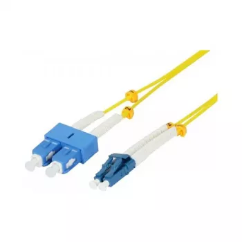 Synergy 21 cabo patch de fibra ótica 2 fibras 3 m LC-SC 9/125 µm OS2 AD 2 mm bainha flexível de proteção contra dobras - fibra monomodo - 3 m