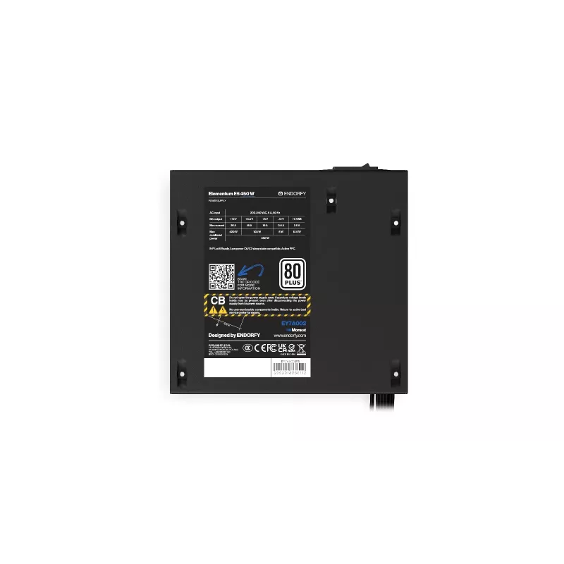 ENDORFY Elementum E5 450W fonte de alimentação 24-Pin ATX ATX preto