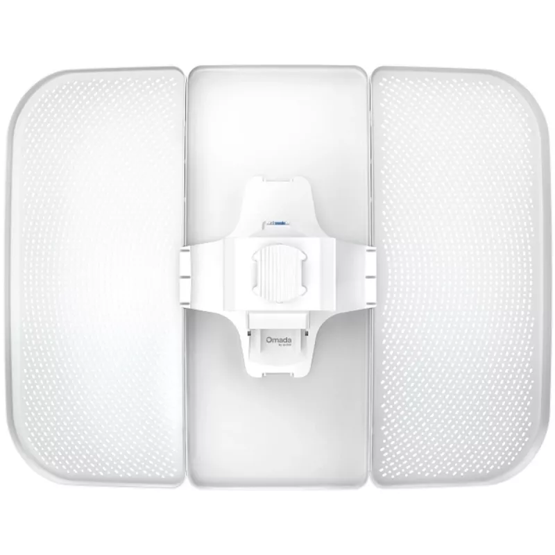 Bridge de rede TP-LINK Beam Bridge 5 UR KIT, 5 GHz Single-Band, Wi‑Fi 5 (802.11ac), Gigabit Ethernet, antena externa, alcance máx. 15000 m, branco