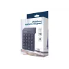 Gembird KPD-W-02 teclado numérico sem fios, 2,4 GHz, USB, 18 teclas, preto
