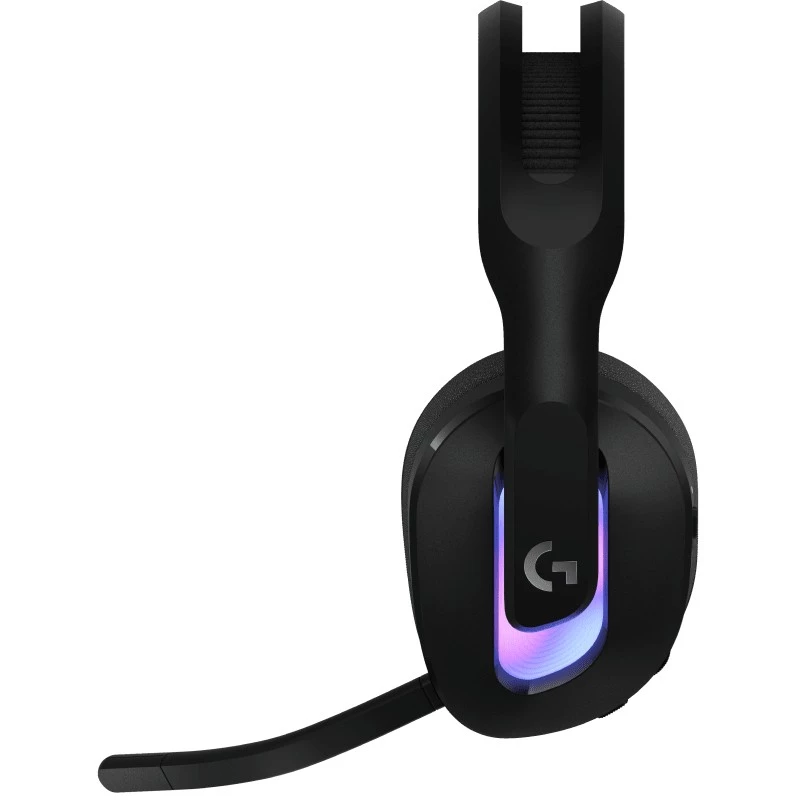 Headset de gaming sem fios Logitech G G522 LIGHTSPEED LIGHTSYNC RGB com microfone e conectividade tripla de áudio sincronizado avançada - LI