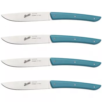 Faca de bife Berkel KCO4SW11SRPBL aço inoxidável 4 peças lâmina de 11 cm