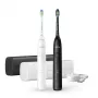 Escova de dentes sónica recarregável Philips série 5500 HX7119/02 – 2 pegas, 2 cabeças de escova, bateria de iões de lítio, Daily care & Whitening