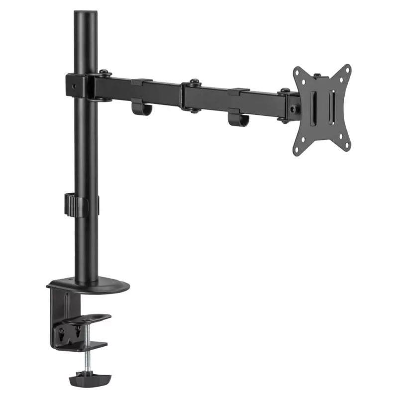 Suporte para monitor e TV ajustável SAVIO UM-02, preto, braço ajustável, montagem fácil