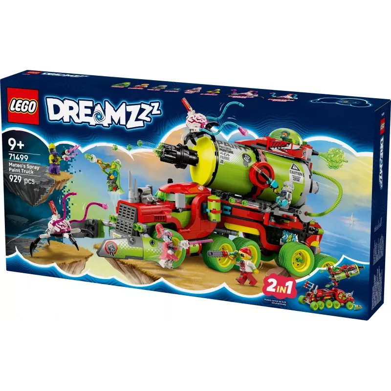 LEGO DREAMZZZ 71499 camião de tinta em spray do Mateo