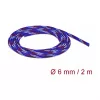 Bainha de cabo DeLOCK 20741 azul vermelho branco