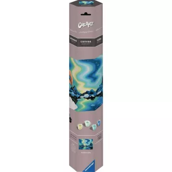 Conjunto de pintura Ravensburger CreArt Canvas Edition Northern Lights da Ravensburger (MPN 23907)