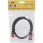 Cabo HDMI DeLOCK 1m HDMI Type-A Standard preto vermelho