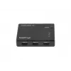 Comutador de vídeo LANBERG 3X HDMI + porta micro USB