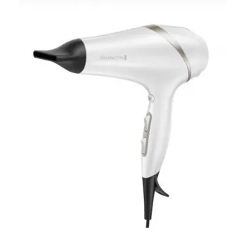 Secador de cabelo Remington AC8901 HYDRAlux 2300 W 3 níveis de temperatura Função iónica Difusor Branco