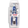 Herlitz my.pen compasso de ajuste rápido, azul/branco