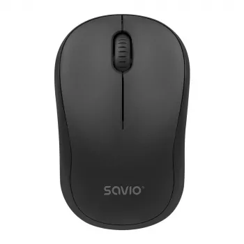 Rato sem fios SAVIO MB-03, interface Bluetooth, 1000 DPI, pilha AA, 99×60×39 mm, 51 g, recetor incluído