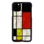 Capa para smartphone iKins para iPhone 11 Pro Max – Mondrian preto capa protetora