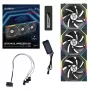Ventoinha para caixa Lian Li UNI FAN SL-INF Wireless 120mm Reverse Blade ARGB, pack de 3, preto
