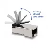 Ficha modular RJ45 DeLOCK Cat.6 50 unid. conjunto com gatilho robusto