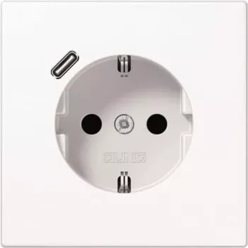 Tomada Schuko com USB LS1520-18CWW Type-C (LS1520-18CWW)