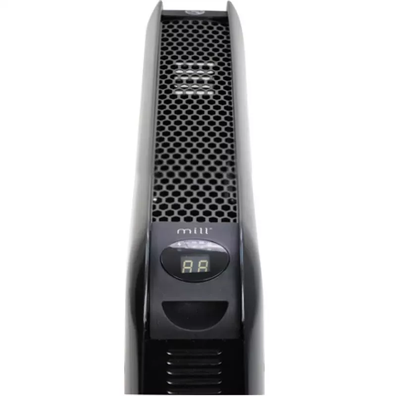 Mill Aquecedor por convecção SG2000LED preto, 2000 W, 3 níveis de potência, ecrã LED, adequado para divisões até 20 m², preto