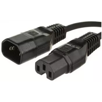 Microconnect PE011410 cabo de alimentação preto 1 m conector fêmea C14 conector fêmea C15