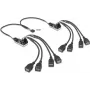 Hub USB DELOCK 61072 — hub USB 2.0 de 8 portas, alimentado pelo barramento