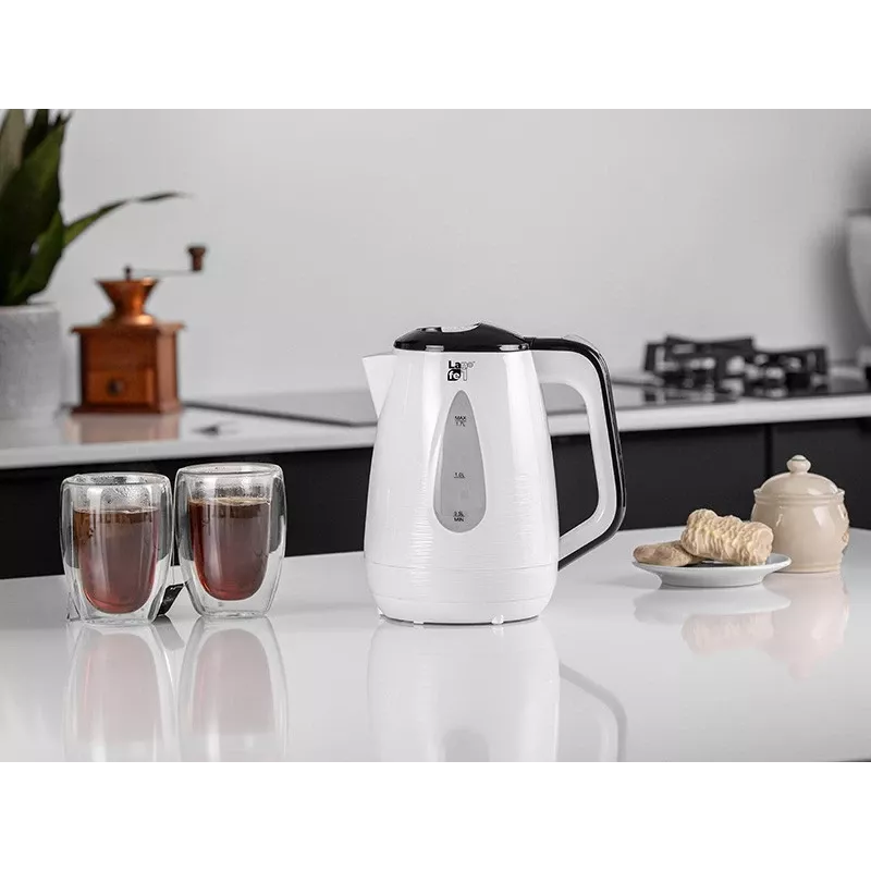 Chaleira elétrica LAFE 1,7 l 2200 W Branco
