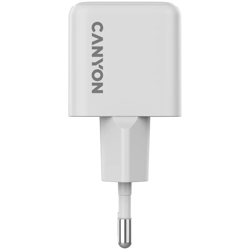 Carregador CANYON CU20C GaN 20W 1xPD UE branco