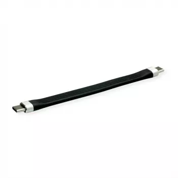 Cabo USB ROLINE 11.02.9054 0,11 m USB 3.2 Gen 2 (3.1 Gen 2) USB C preto (11.02.9054)