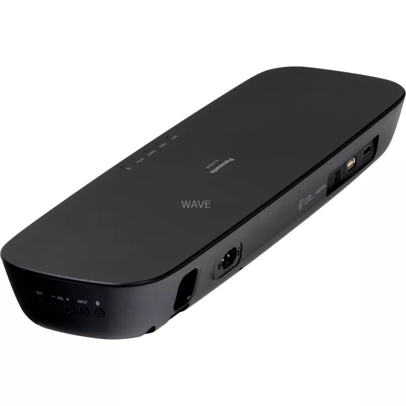 SC-HTB200EGK, altifalante preto, bass reflex, Bluetooth, HDMI