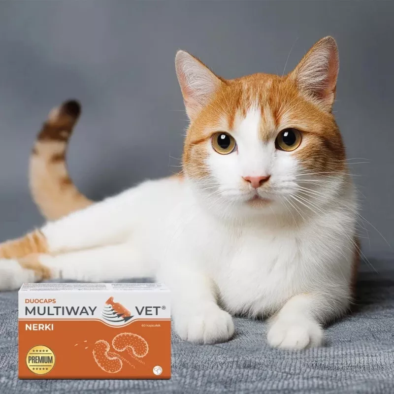 JM Sante Multiway Vet Duocaps Kidneys cápsulas twist-off para cães e gatos, 60 unid.