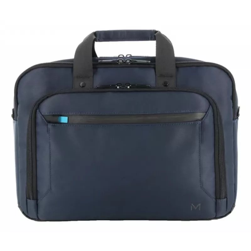 Mobilis Executive 4 Twice - Mala para portátil - abertura superior, 40 % de conteúdo reciclado - 35.6 cm - 11 - 14 - Azul-marinho, Preto (005040)