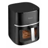 Amica AFM 6020 fritadeira de ar, 7,2 l, 1700 W, 10 programas, ecrã LCD, preta