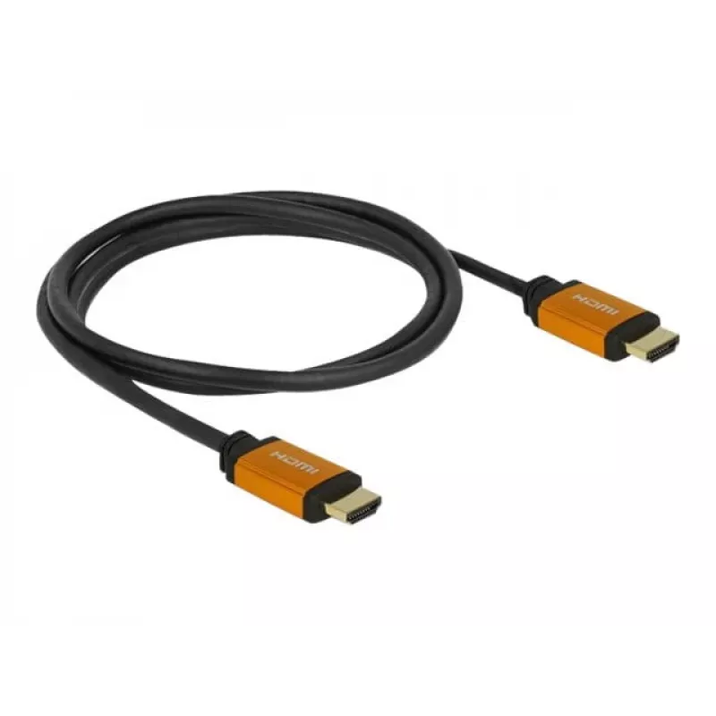 Cabo HDMI DeLOCK 85728 1,5 m Type-A preto dourado