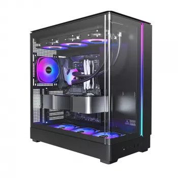 Caixa para PC Montech KING 45 PRO preto — micro ATX / Mini-ITX, Midi Tower