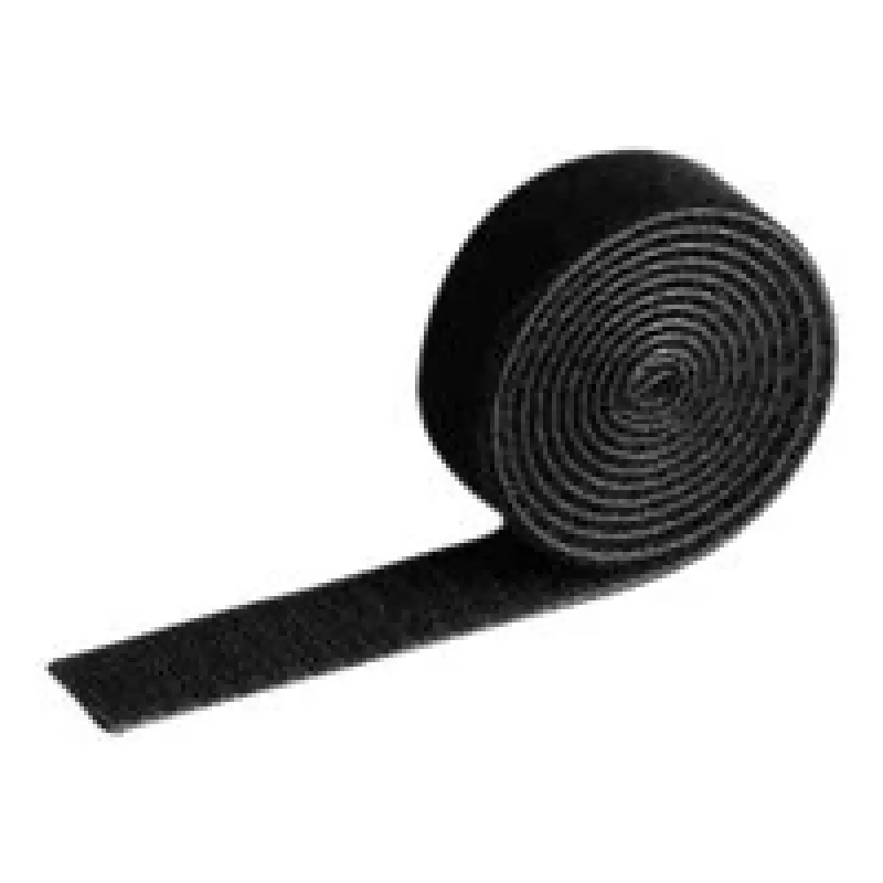 Abraçadeiras Durable Cavoline Grip 20 com fecho de velcro preto 503201