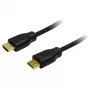 LogiLink CH0055 cabo HDMI de alta velocidade com Ethernet, HDMI 1.4, A macho – A macho, contactos banhados a ouro, 20 m, preto