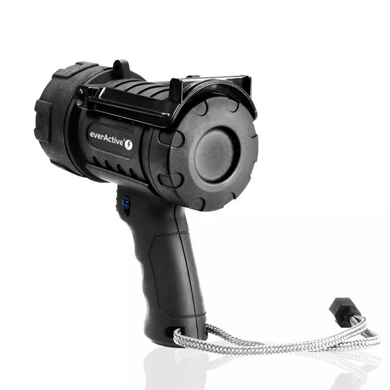 everActive SL-500R Hammer Projetor LED recarregável, 500 lm, IP67, USB-C, Preto