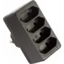 as - Schwabe 48412 Distribuidor de tomadas preto (48412)