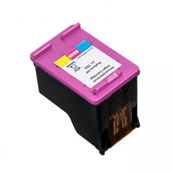 Tinteiro de jato de tinta Superbulk B-H703C Tricolor 17 ml High (XL) Yield compatível com HP