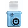 Denver KPC-1363BU Câmara de impressão instantânea para crianças Dino com impressora térmica, 20 MP, azul